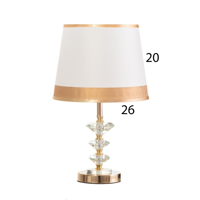 Настольная лампа Настольная лампа "Мелита" E27 40Вт золото 26х26х46 см RISALUX