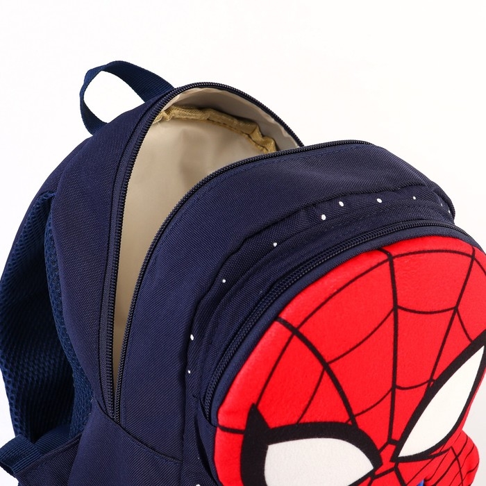 Рюкзак детский, Текстиль, 22 см х 13 см х 28 см Рюкзак детский, Текстиль, 22 см х 13 см х 28 см "Спайдер-мен", Человек-паук