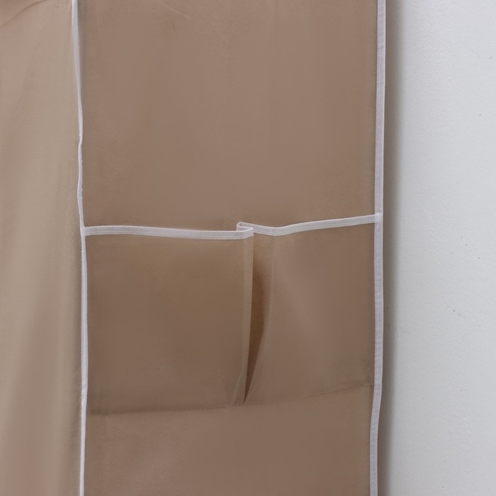 Шкаф тканевый каркасный, складной LaDо́m, 103&times;45&times;165 см, цвет бежевый