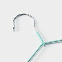 Плечики - вешалки для одежды антискользящие Доляна, 40×19 см, 10 шт, цвет зелёный Плечики - вешалки для одежды антискользящие Доляна, 40×19 см, 10 шт, цвет зелёный