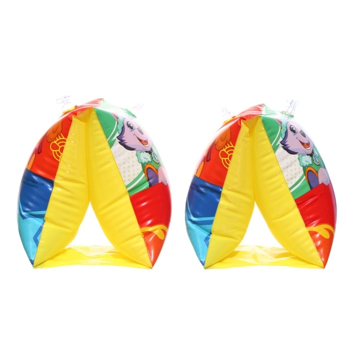 Нарукавники PAW PATROL, детские, для плавания 20х16 см, цвет жёлтый Нарукавники PAW PATROL, детские, для плавания 20х16 см, цвет жёлтый