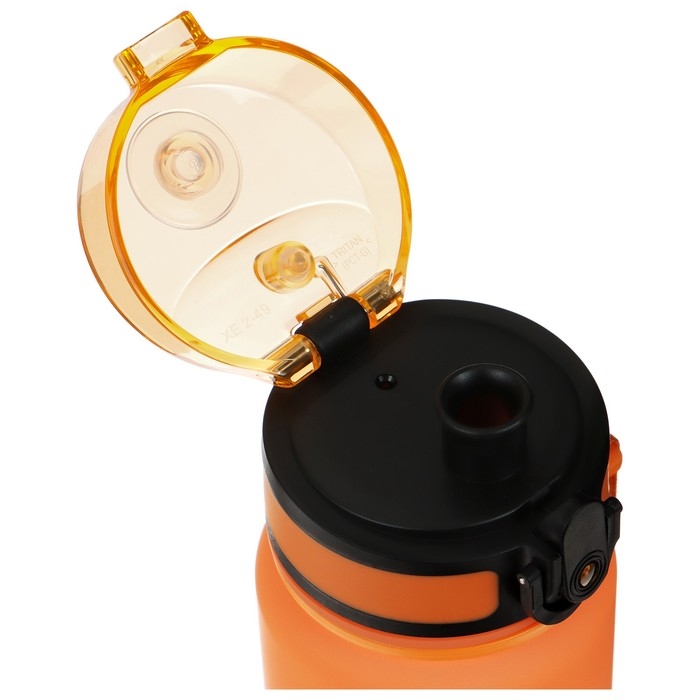 Бутылка спортивная для воды ONLYTOP Fitness Gradien, 500 мл, цвет розово-оранжевый Бутылка спортивная для воды ONLYTOP Fitness Gradien, 500 мл, цвет розово-оранжевый