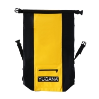Герморюкзак YUGANA, ПВХ, водонепроницаемый 15 литров, желтый Герморюкзак YUGANA, ПВХ, водонепроницаемый 15 литров, желтый