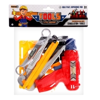 Набор инструментов &laquo;Собери верстачок&raquo;, 16 элементов, цвет МИКС