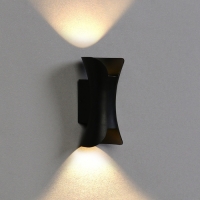 Светильник фасадный &laquo;Элегант&raquo;, FSD-051, 10 Вт, 3000К, 1 луч, IP65, 220 В, пластик, черный