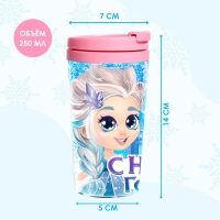 Термостакан с игрушкой &laquo;С Новым годом !&raquo;, розовый