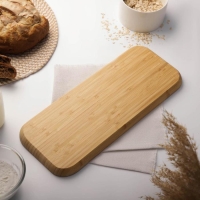 Менажница Доляна Striata, 3 секции, 39,5&times;16 см, бамбук