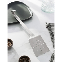 Лопатка перфорированная из нержавеющей стали Доляна &laquo;Индия&raquo;, длина 39 см