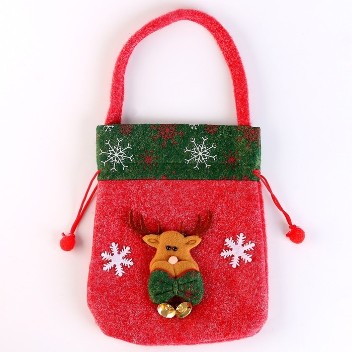 Мягкая сумка &laquo;Новый год&raquo;, 25 см, виды МИКС