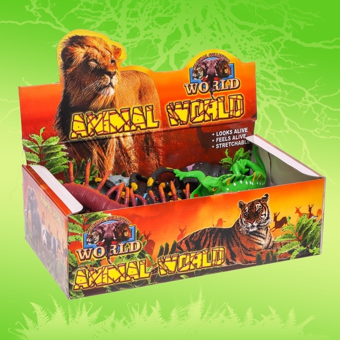 Фигурка-тянучка &laquo;Животные со всего света&raquo;, МИКС