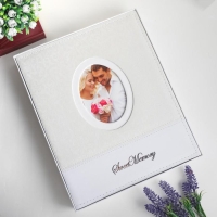 Фотоальбом на 240 фото 10х15 см "Свадебный альбом" белый, кожзам 32,5х26,7х4 см Фотоальбом на 240 фото 10х15 см "Свадебный альбом" белый, кожзам 32,5х26,7х4 см