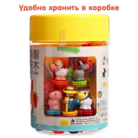 Конструктор игольчатый BRISTLES &laquo;Весёлая ферма&raquo;, 100 деталей