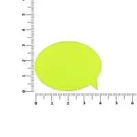 Наклейка тканевая Lunga Bubble, M, желтый неон Наклейка тканевая Lunga Bubble, M, желтый неон