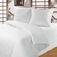 Простыня Атра евро 220х240 см сатин-страйп отбеленный 1х1 140г/м&sup2; 100% хлопок