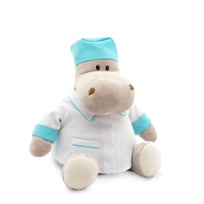 Мягкая игрушка &laquo;Бегемот: Пилюлькин&raquo;, 20 см