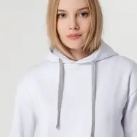 Толстовка с капюшоном Unit Kirenga Heavy белая, размер S