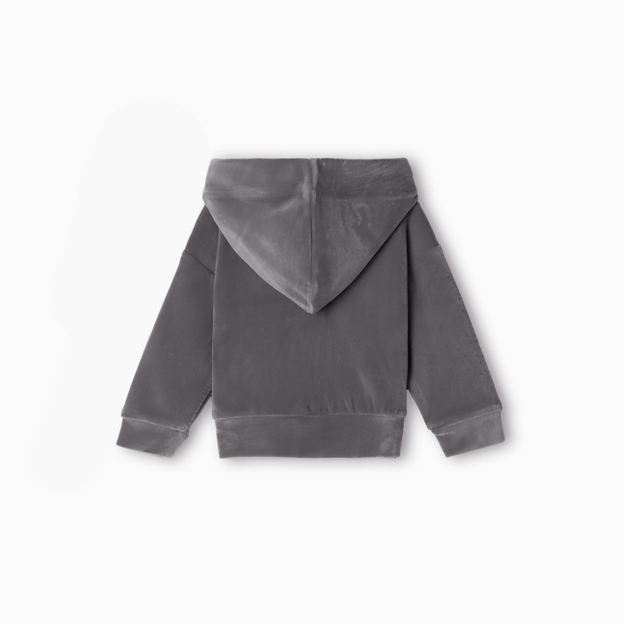 Толстовка Крошка Я Plushy, р. 74-80, серый