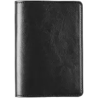 Обложка для паспорта Nebraska, черная Обложка для паспорта Nebraska, черная