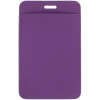 Чехол для пропуска Shall Simple, фиолетовый Чехол для пропуска Shall Simple, фиолетовый