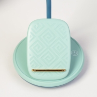 Настольная лампа Эдельс LED 3Вт 3000-6000К USB АКБ лазурный 12,5х12,5х39,5 см RISALUX Настольная лампа Эдельс LED 3Вт 3000-6000К USB АКБ лазурный 12,5х12,5х39,5 см RISALUX