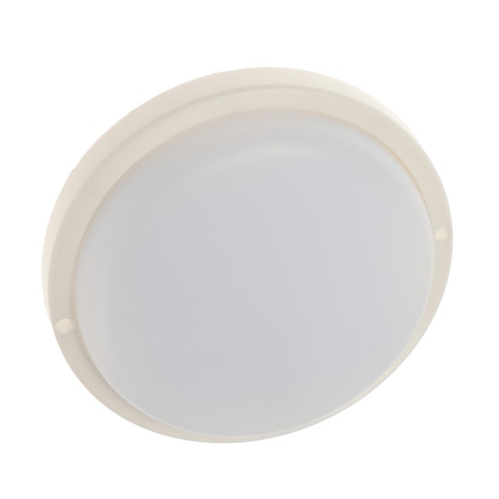 Светильник светодиодный Ecola, 18Вт, 4200К, 220В, IP65, 150х38мм, круглый, накладной, белый