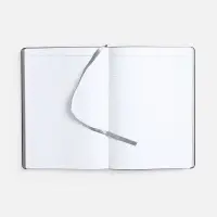 Ежедневник Nebraska Flex, недатированный, серебристый