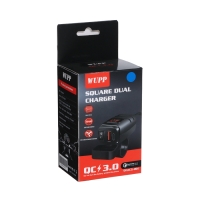 Зарядное устройство на руль мото с тумблером, USB + 3.0 Type-C, провод 40 см Зарядное устройство на руль мото с тумблером, USB + 3.0 Type-C, провод 40 см