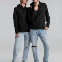 Толстовка с капюшоном Snake II черная, размер M