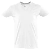 Футболка мужская с глубоким V-обр. вырезом Master 150, белая, размер XL