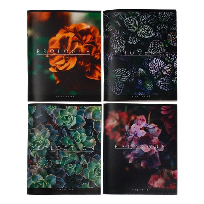 Тетрадь 96 листов в клетку Calligrata Floristics, обложка картон хром-эрзац, блок №2, белизна 75% (серые листы), МИКС Тетрадь 96 листов в клетку Calligrata Floristics, обложка картон хром-эрзац, блок №2, белизна 75% (серые листы), МИКС