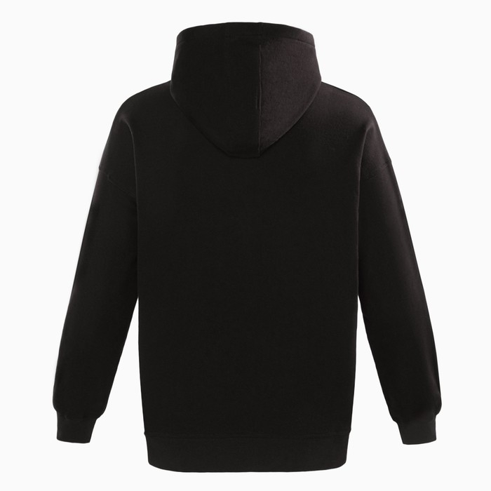 Худи мужское, цвет чёрный, размер 54