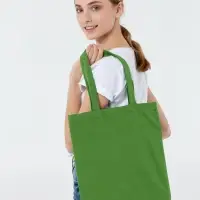 Холщовая сумка Avoska, ярко-зеленая