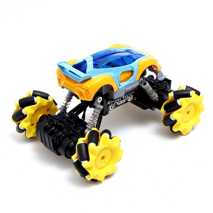 Джип радиоуправляемый DRIFT, 4WD, дрифт, работает от аккумулятора, цвет жёлтый Джип радиоуправляемый DRIFT, 4WD, дрифт, работает от аккумулятора, цвет жёлтый