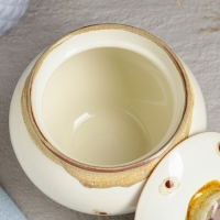 Горшок для запекания "Русский" 0,5л / 12х13см, карамель