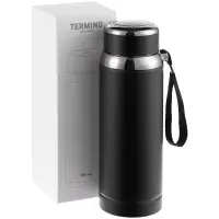 Смарт-термос с ситечком Termino, черный Смарт-термос с ситечком Termino, черный