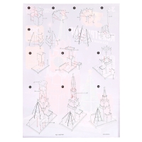 3D конструктор &laquo;Спасская Башня&raquo;, 29 деталей, с гирляндой