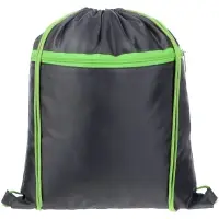 Детский рюкзак Novice, серый с зеленым