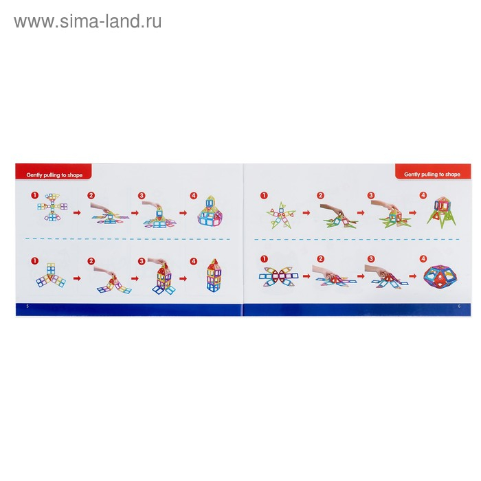 Конструктор магнитный &laquo;Магический магнит&raquo;, 98 деталей