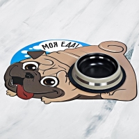 Коврик под миску «Моя еда!» 35х28 см Коврик под миску «Моя еда!» 35х28 см