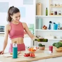 Бутылка для воды Dakar, прозрачная с белым Бутылка для воды Dakar, прозрачная с белым