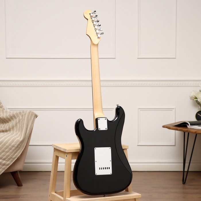 Электрогитара Music Life ML-100BK, S-S-S, черная