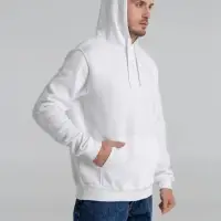 Толстовка с капюшоном Slam 320, белая, размер XL