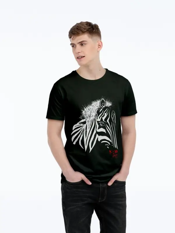 Футболка мужская «Арт-рокстар. Kiss Me», черная, размер S Футболка мужская «Арт-рокстар. Kiss Me», черная, размер S