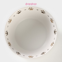 Салатник фарфоровый &laquo;Коты-аристократы&raquo;, 2,15 л, d=23 см, цвет белый