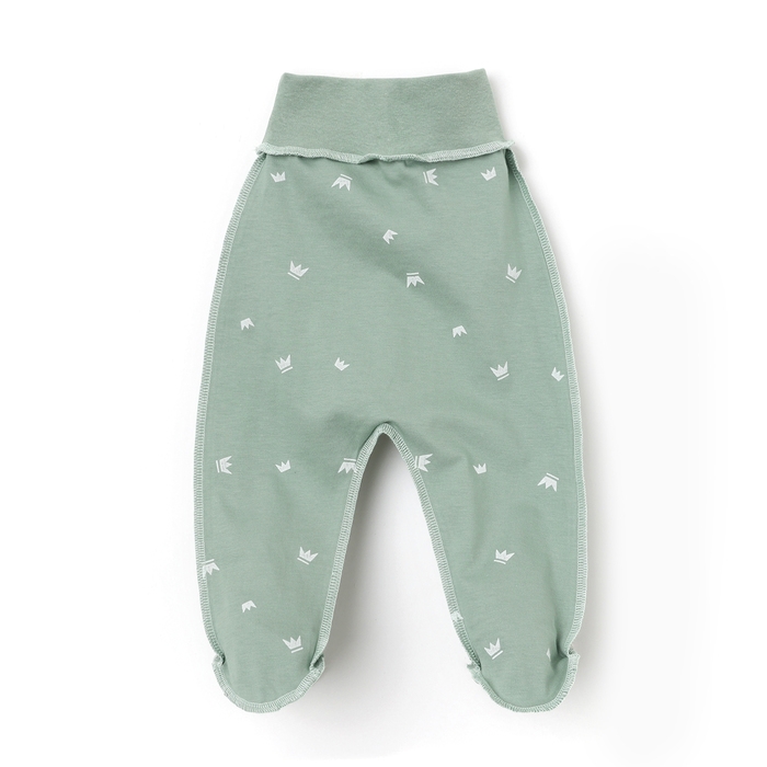 Ползунки детские MINAKU, цвет оливковый, рост 68-74 см Ползунки детские MINAKU, цвет оливковый, рост 68-74 см