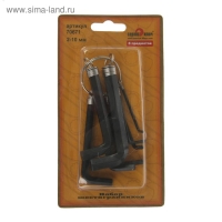 Набор шестигранников "СЕРВИС КЛЮЧ", 8 пр. на кольце, в блистере Набор шестигранников "СЕРВИС КЛЮЧ", 8 пр. на кольце, в блистере