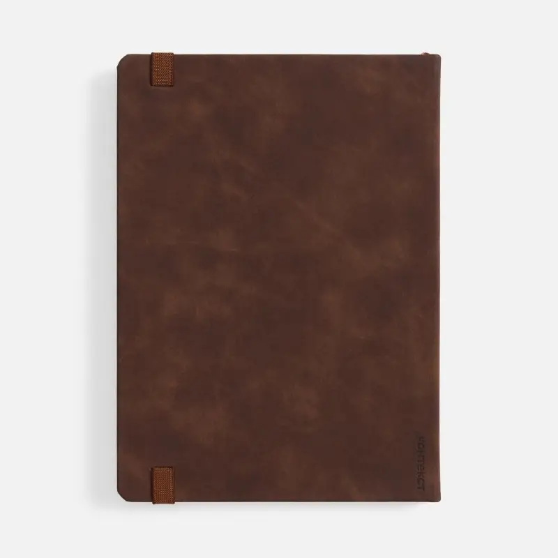 Ежедневник Urban Metal, недатированный, коричневый