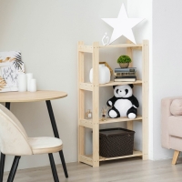 Стеллаж деревянный "Альфа 117" 117,8х64х28 см, 4 полки Стеллаж деревянный "Альфа 117" 117,8х64х28 см, 4 полки