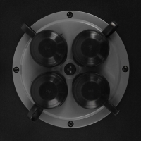 Катушка металлическая, 4 розетки, с/з, с крышками IP44, 16 А, УХЛ2, серая Катушка металлическая, 4 розетки, с/з, с крышками IP44, 16 А, УХЛ2, серая