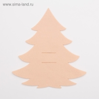 Новый год. Конверт для столовых предметов «Ёлка с золотом» 23х35 см, 100% п/э, фетр Новый год. Конверт для столовых предметов «Ёлка с золотом» 23х35 см, 100% п/э, фетр